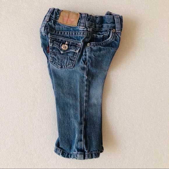 3/$20 Levi’s Jean Little Infants Girls 12 Months - Picture 1 of 9